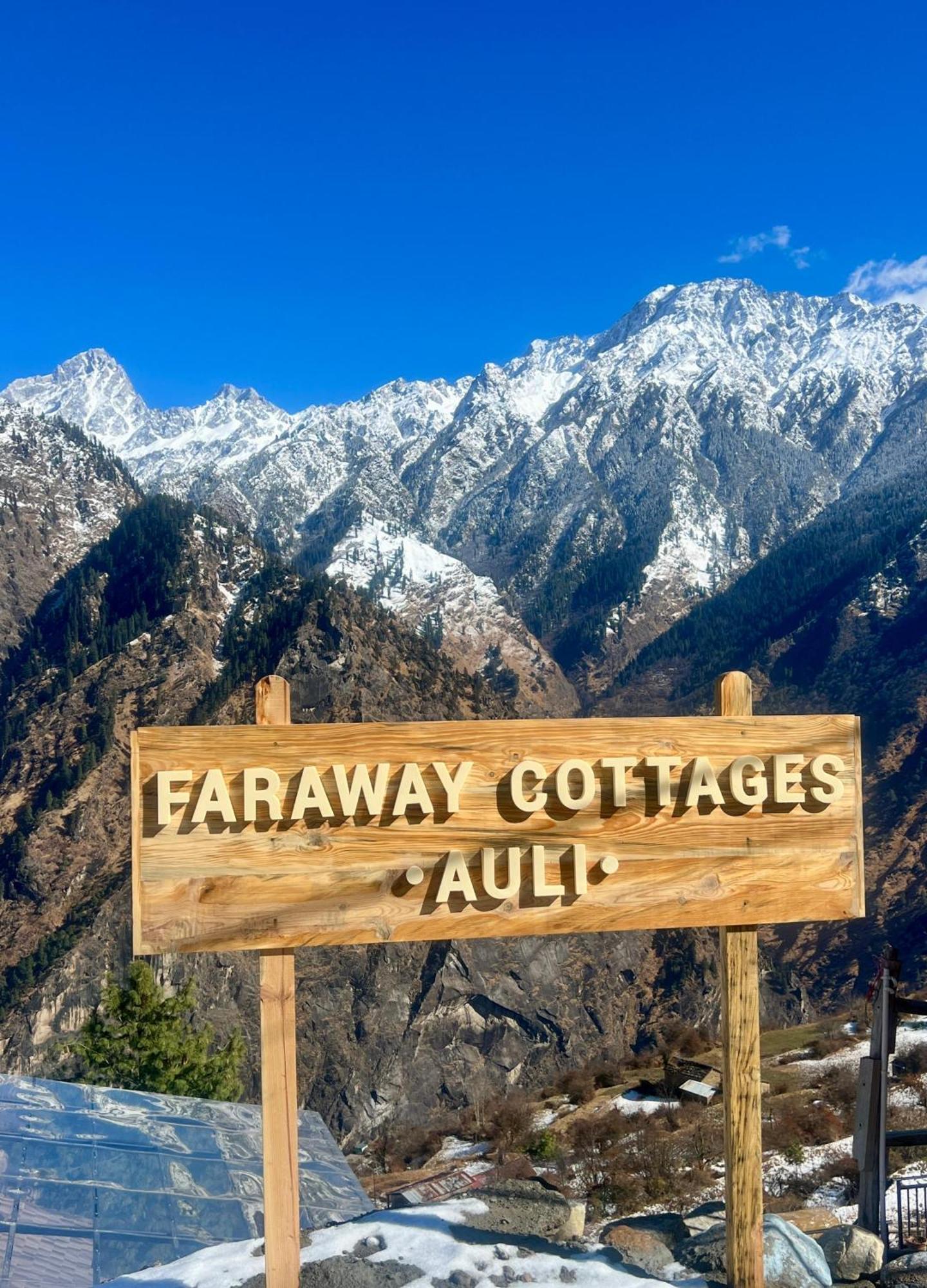 Faraway Cottages, Auli Joshīmath Kültér fotó